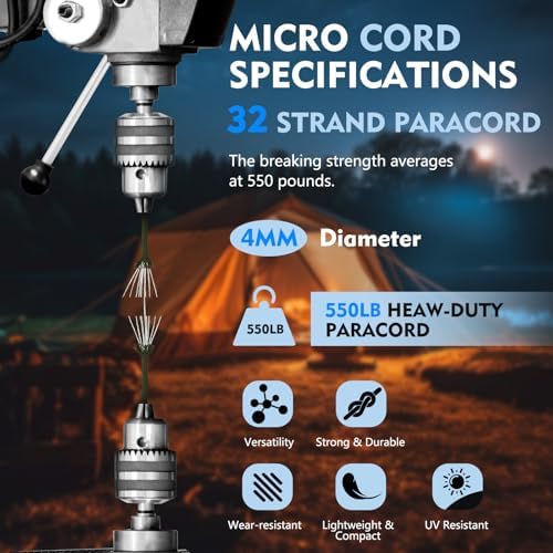 Vue 4 de Romon Paracorde Mm Corde