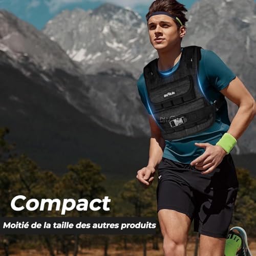 Vue 2 de Dh Fitlife Gilet Leste