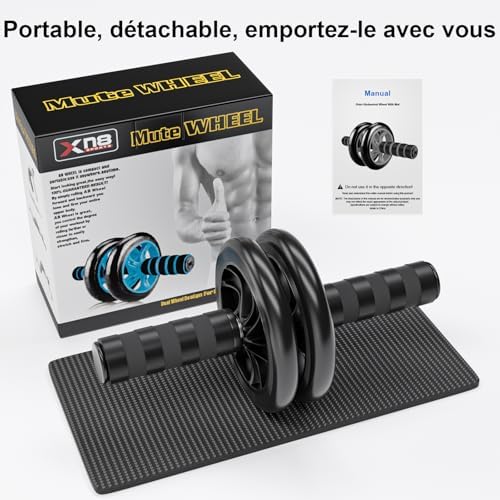 Vue 3 de Roue Abdominale Double Avec