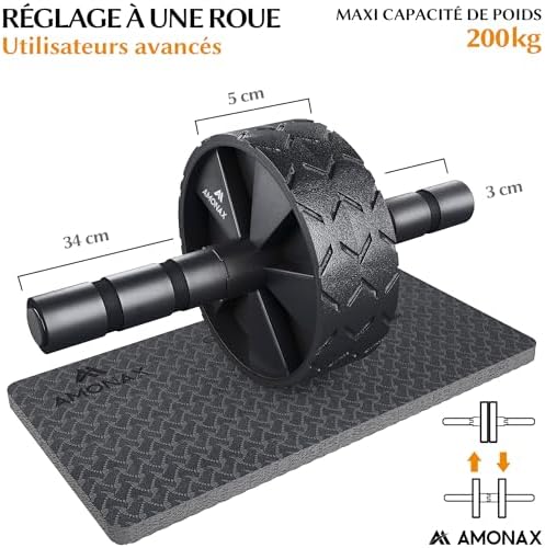 Vue 5 de Amonax Roue Abdominale Convertible