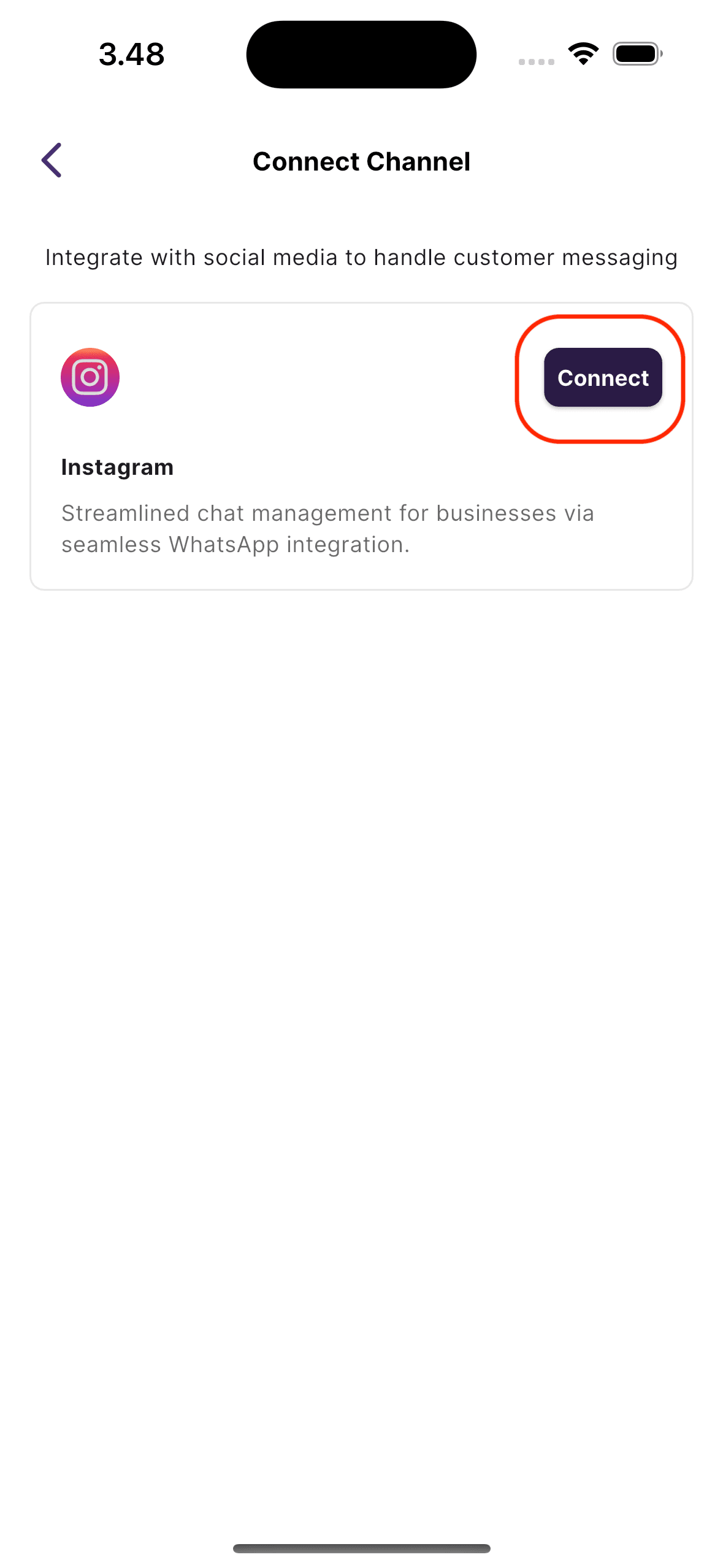 Step 5- Connect Channel