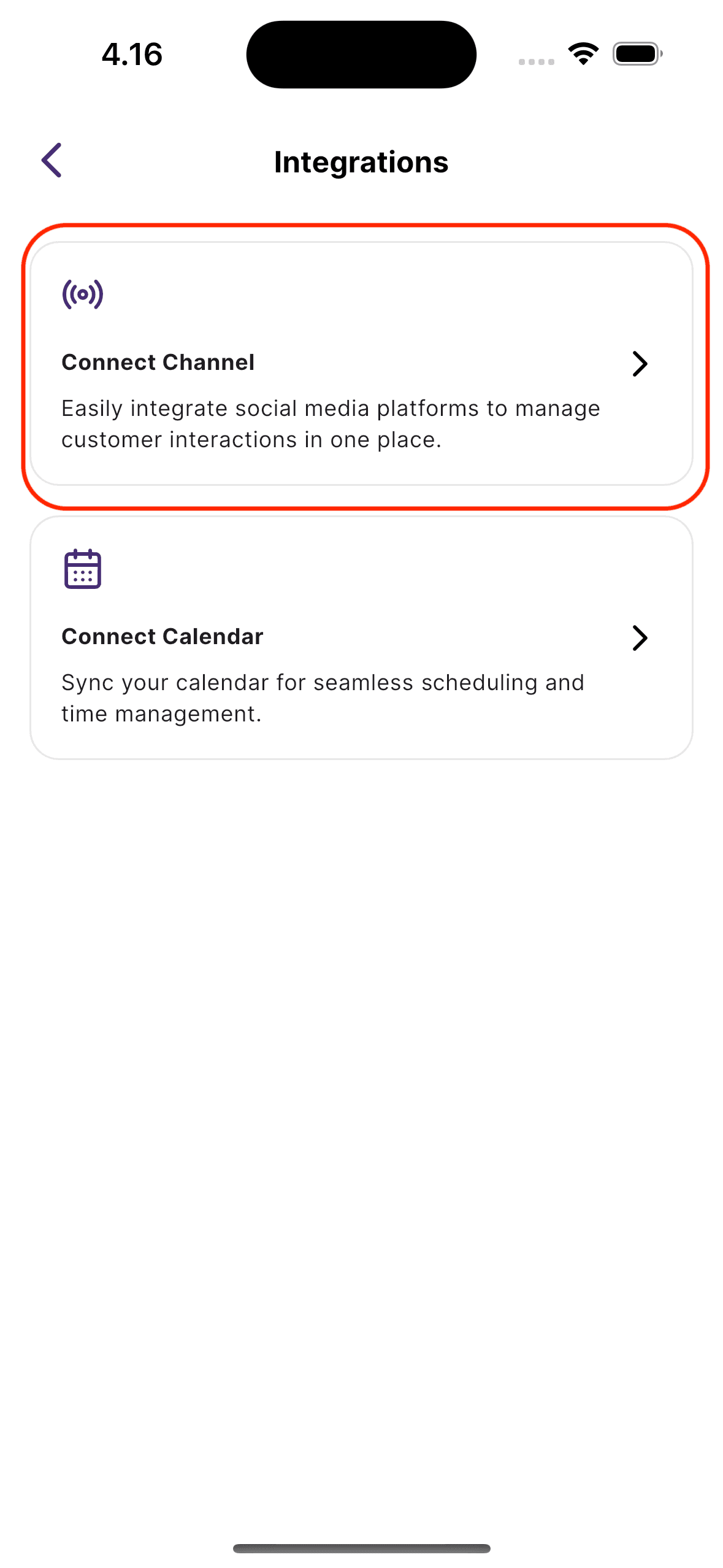 Step 4- Connect Channel