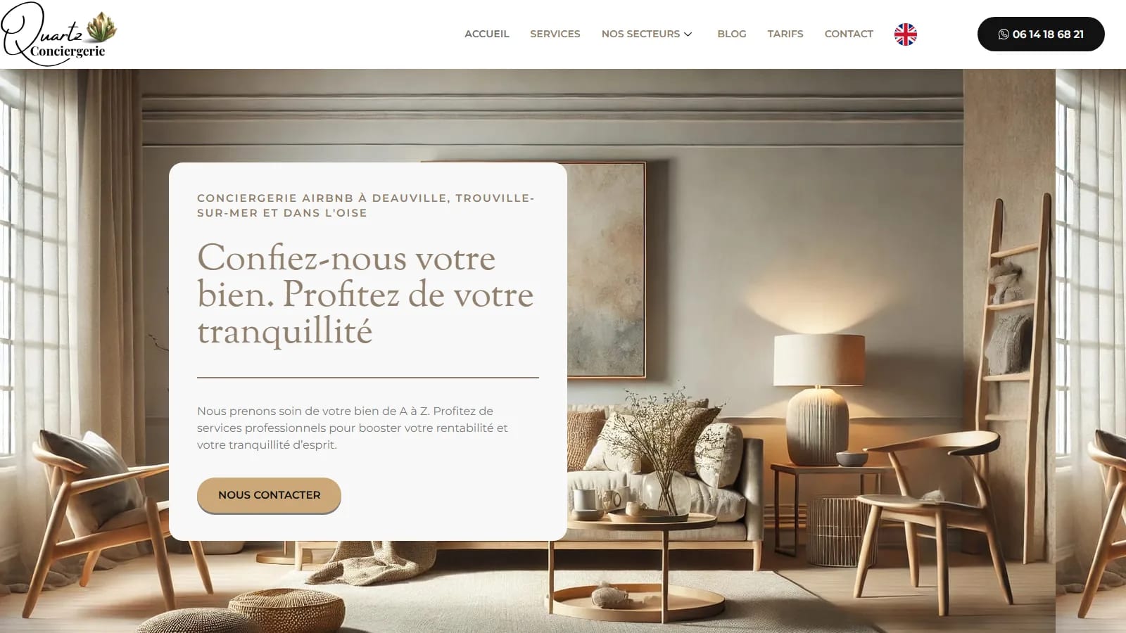 Réalisation Quartz Conciergerie — Conciergerie Airbnb