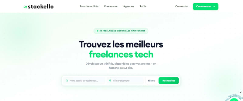 Réalisation Stackello — Plateforme SaaS