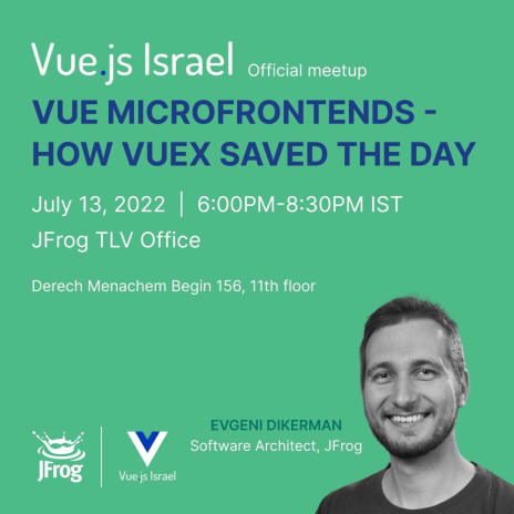 Vue.js Israel speaker - Evgeni Dikerman