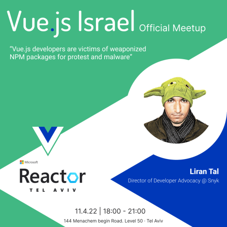 Vue.js Israel speaker - Liran Tal