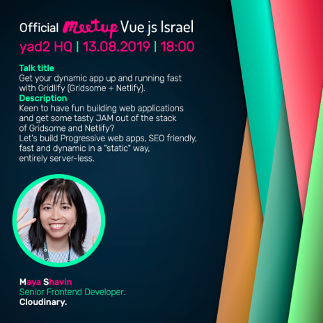 Vue.js Israel speaker - Maya Shavin