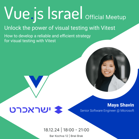 Vue.js Israel speaker - Maya Shavin