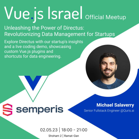 Vue.js Israel speaker - Michael Salaverry