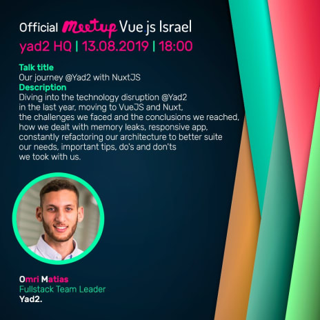 Vue.js Israel speaker - Omri Matias