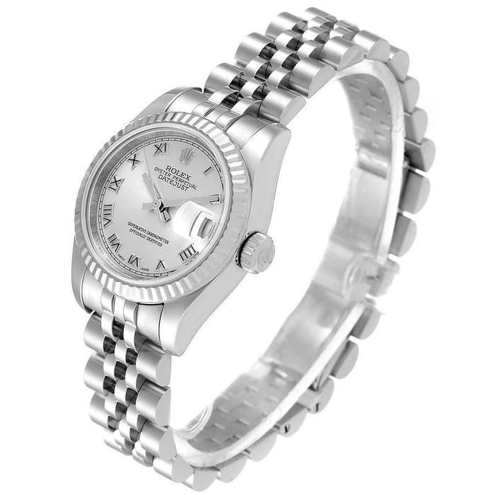 Rolex Datejust Lady 31 mm Roman Index Silver Dial Stainless Steel