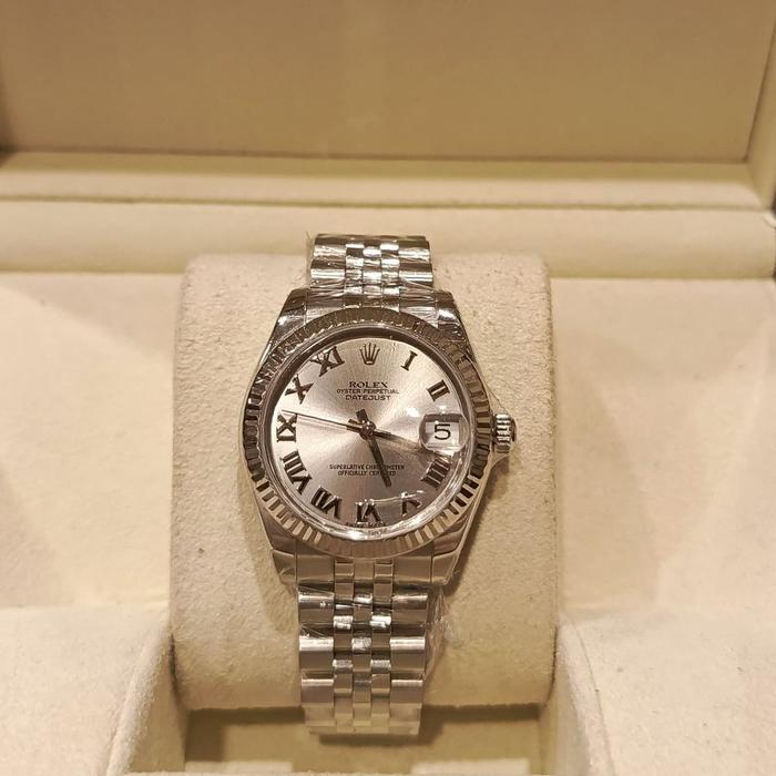 Rolex Datejust Lady 31 mm Roman Index Silver Dial Stainless Steel thumbnail 4