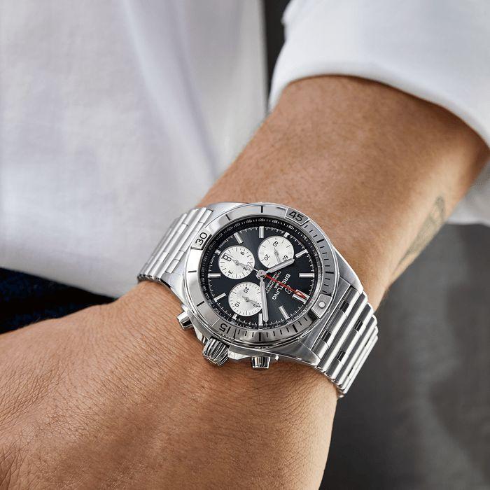 Breitling Chronomat B01, Black Dial Chronograph with Bracelet 42 mm thumbnail 5