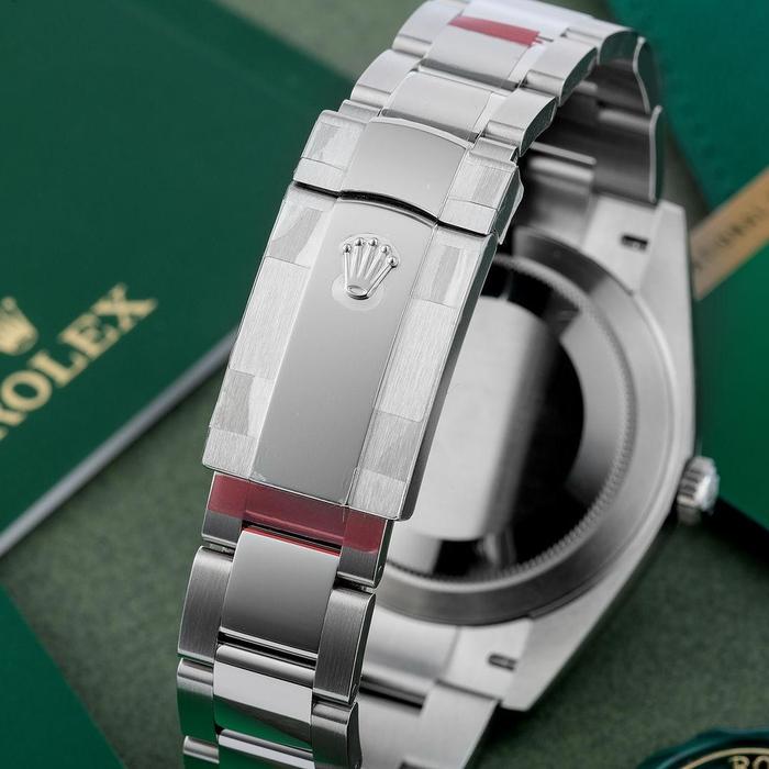 Rolex New Datejust II 41m, Domed Bezel, Wimbledon Dial - New In Box thumbnail 3