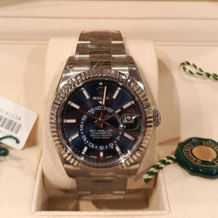 Rolex Skydweller Blue Dial Stainless Steel Oyster thumbnail 4