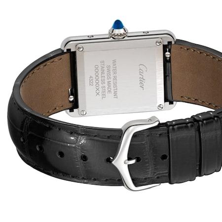 Cartier Tank Must De Black Dial Leather Quartz 22 - New in Box thumbnail 4