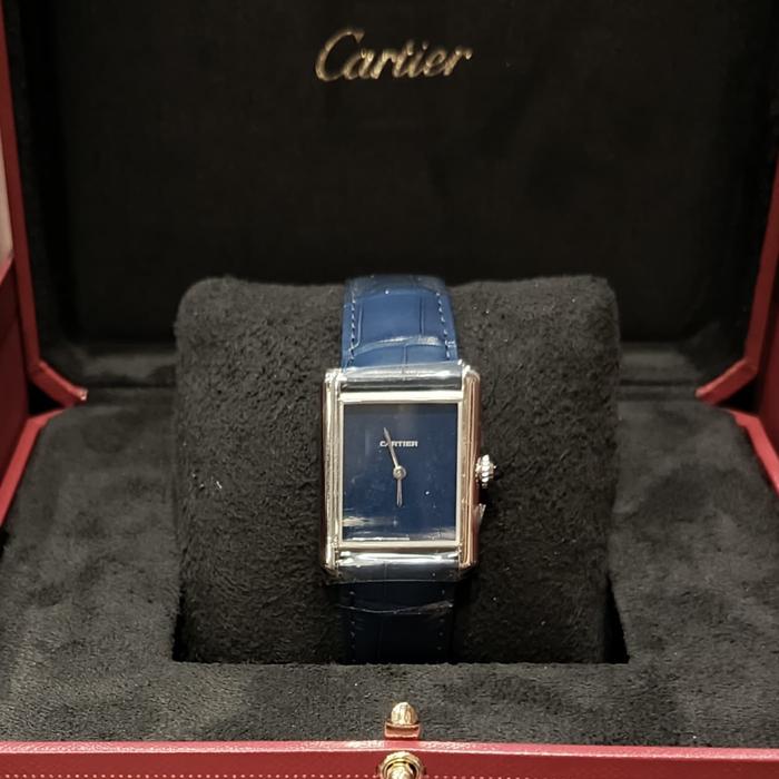 Cartier Tank Must De with Leather Quartz 33m - New in Box thumbnail 9