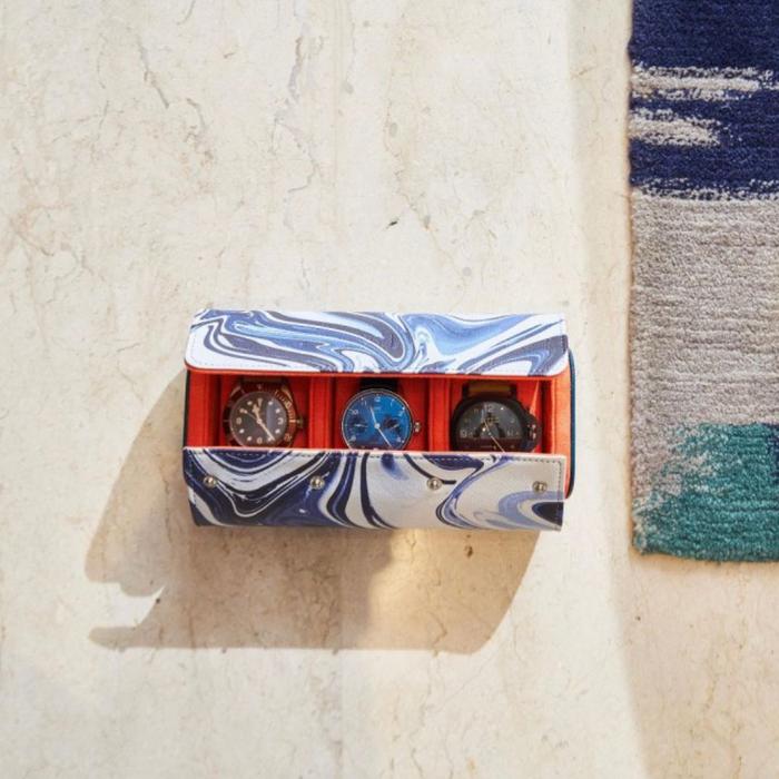 Billstone Voyager 3 Marble Watch Box - Kotak Jam Tangan - Tempat Jam