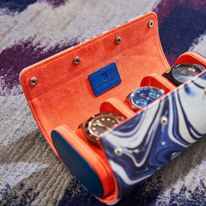 Billstone Voyager 3 Marble Watch Box - Kotak Jam Tangan - Tempat Jam