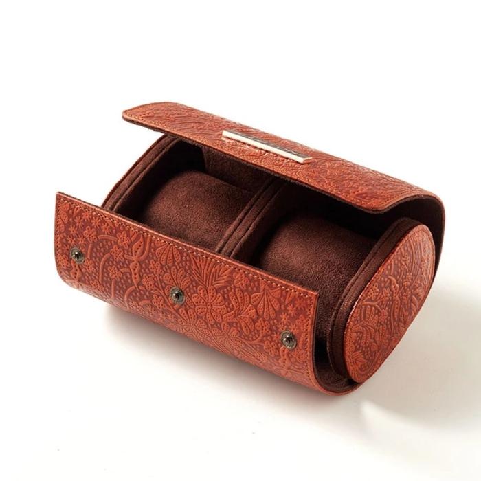 Billstone Voyager Batik 2 - Watch Roll - Watch Travel Case - Watch Box