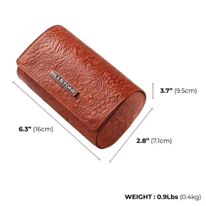 Billstone Voyager Batik 2 - Watch Roll - Watch Travel Case - Watch Box thumbnail 3