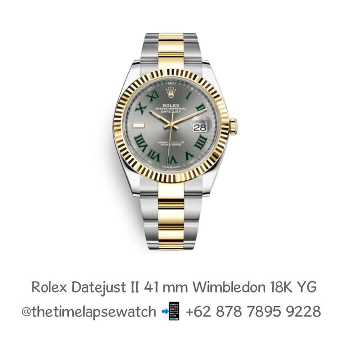 Rolex Datejust II 41m, Wimbledon Dial Steel & 18K Yellow Gold
