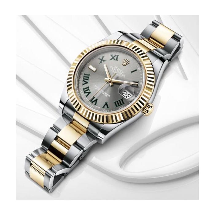 Rolex Datejust II 41m, Wimbledon Dial Steel & 18K Yellow Gold thumbnail 8