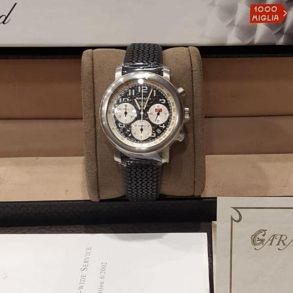 Chopard Mille Miglia Black Dial Chronograph Titanium 39 mm thumbnail 4