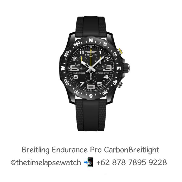 Breitling Endurance Pro Black Carbon Breitlight Chronograph Quartz - New in Box