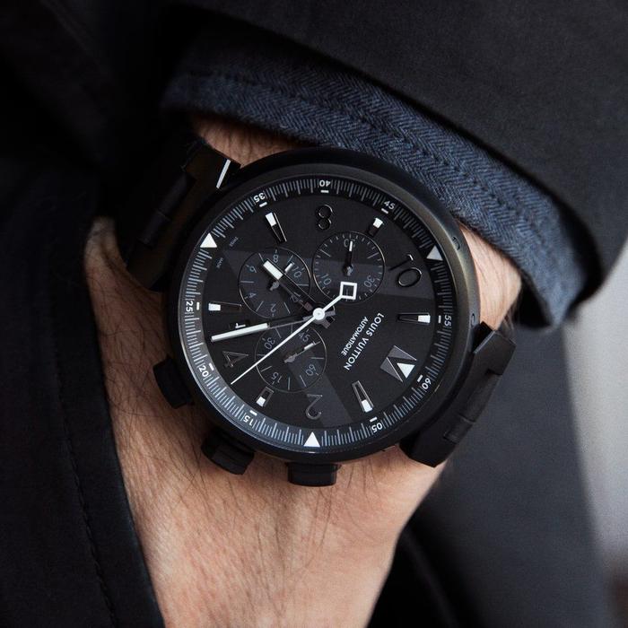 Tambour All Black with Rubber Automatic 46 mm thumbnail 5