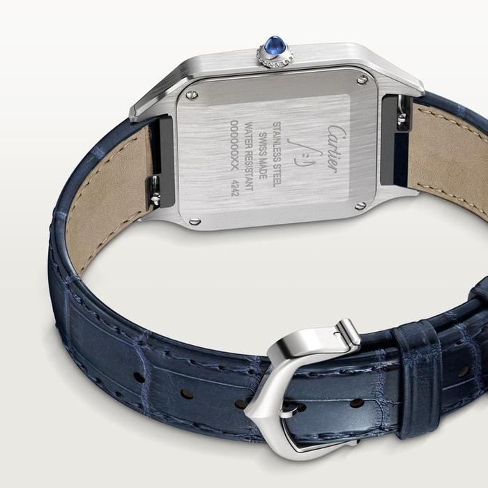 Cartier Santos Dumont Steel 'S' Size 27,5 mm - New in Box thumbnail 3