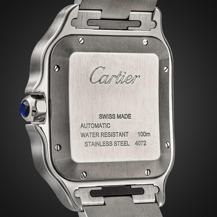 Cartier New Santos 100-L Green Dial with Bracelet - New in Box thumbnail 4