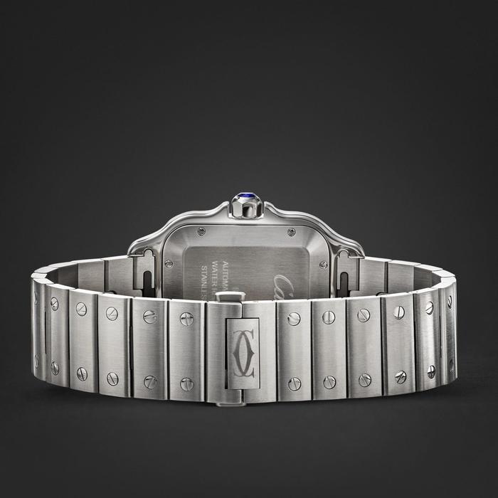 Cartier New Santos 100-L Green Dial with Bracelet - New in Box thumbnail 5