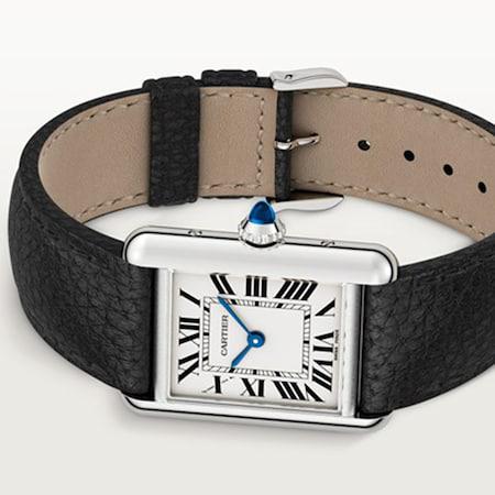 Cartier Tank Must De ‘S’ with Leather Quartz 22m - New in Box thumbnail 4