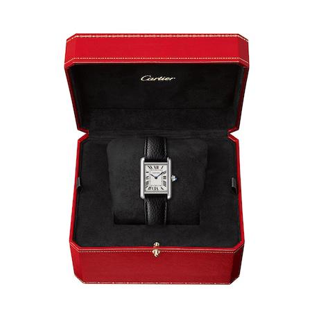 Cartier Tank Must De ‘S’ with Leather Quartz 22m - New in Box thumbnail 5