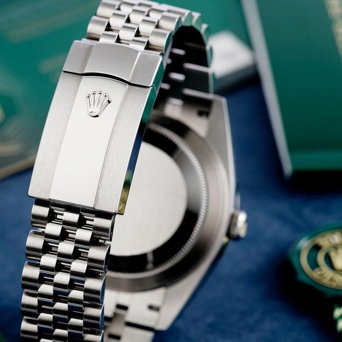 Rolex New Datejust II 41 mm Stick Index Blue Dial Stainless Steel Jubilee thumbnail 4