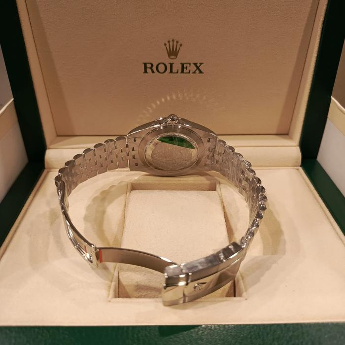 Rolex New Datejust II 41 mm Stick Index Blue Dial Stainless Steel Jubilee thumbnail 7