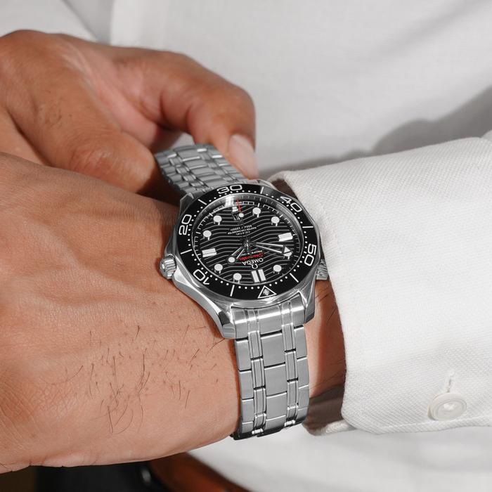 Omega Seamaster Diver 300M, Black Wave Dial with Black Ceramic Bezel Bracelet - 2024 thumbnail 8