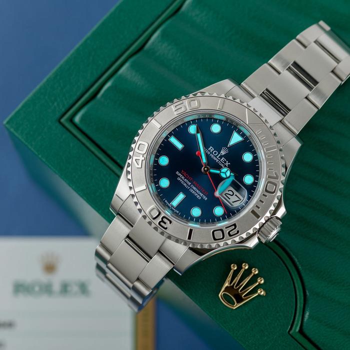 Rolex Yachtmaster Blue 40 mm thumbnail 3