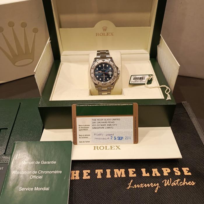 Rolex Yachtmaster Blue 40 mm thumbnail 4