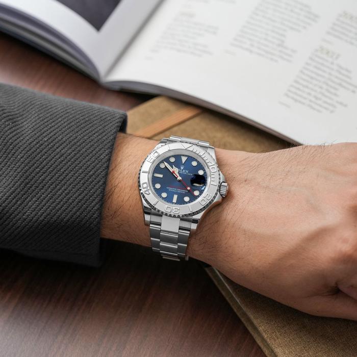 Rolex Yachtmaster Blue 40 mm thumbnail 9