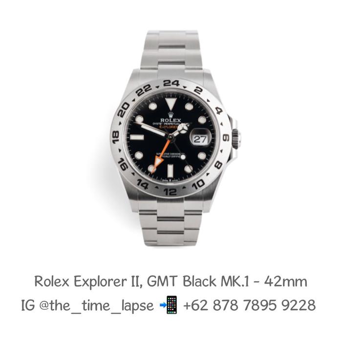 Rolex Explorer II, GMT Black Dial MK.1 - 42mm