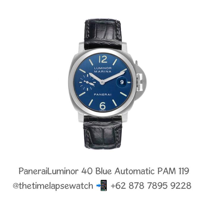 Panerai Luminor Blue Dial Automatic PAM 119 - 40 mm