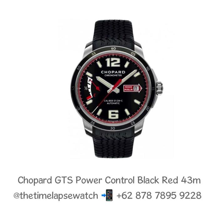 Chopard GTS Power Control Black / Red Dial with Rubber 43m