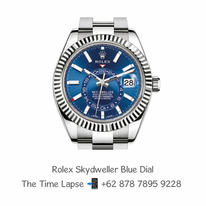 Rolex Skydweller Blue Dial Stainless Steel - Like New