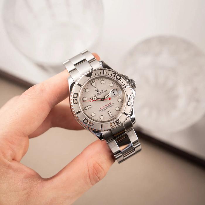 Rolex Yachtmaster Silver - 40 mm thumbnail 3