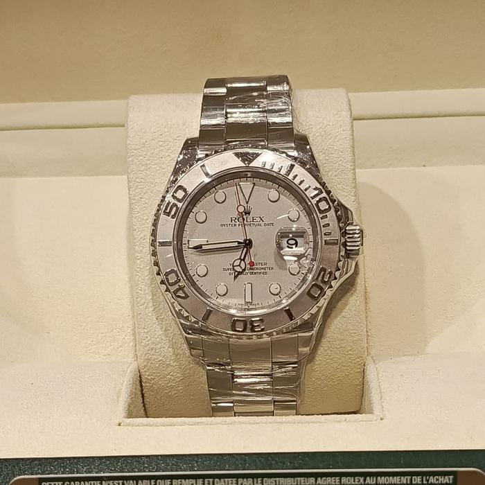 Rolex Yachtmaster Silver - 40 mm thumbnail 4