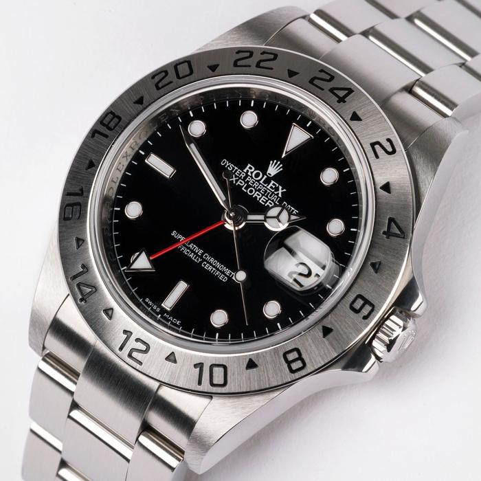 Rolex Explorer II GMT, Black Dial - 40m