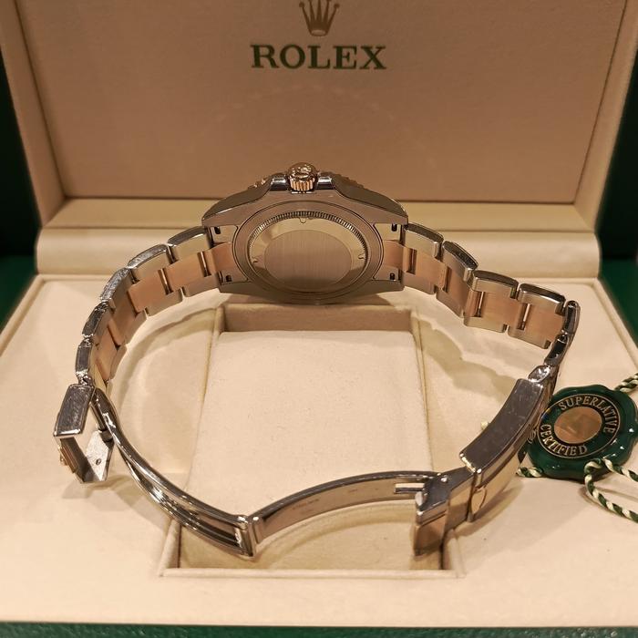 Rolex GMT Master II, Brown & Black Ceramic Steel & 18K Rose Gold thumbnail 7