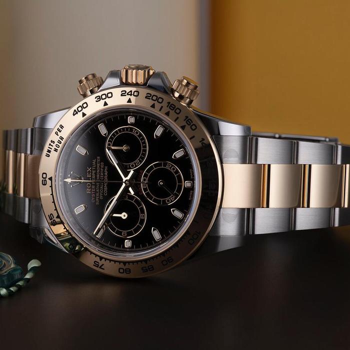 Rolex Daytona Black Dial, Steel & 18K Yellow Gold thumbnail 3